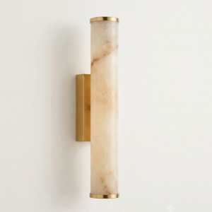 Alabaster Marble Glow Modern Duvar Apliği