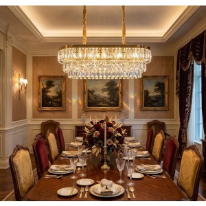 Gala Palace Kristal Premium Yemek Masası Avizesi
